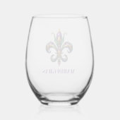 Carnaval Wijnglas Zonder Voet (Achterkant)