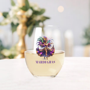 Carnaval Wijnglas Zonder Voet