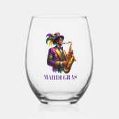 Carnaval Wijnglas Zonder Voet (Voorkant)