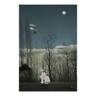 Carnavalavond, olieverfschilderij Henri Rousseau 1 Foto Afdruk