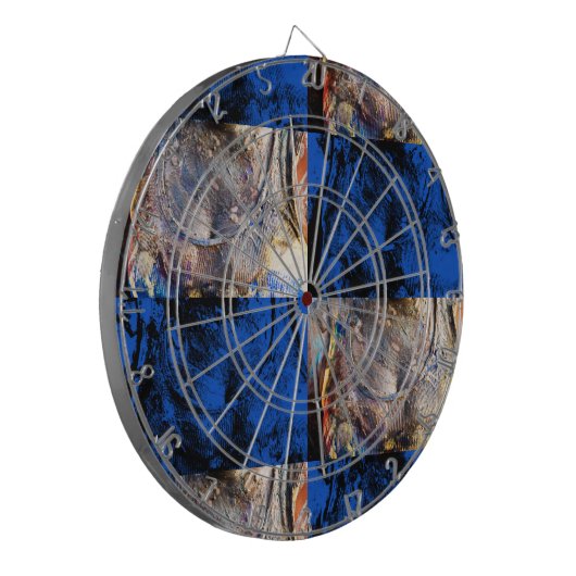 carnavalborst dartbord (Voorkant Links)