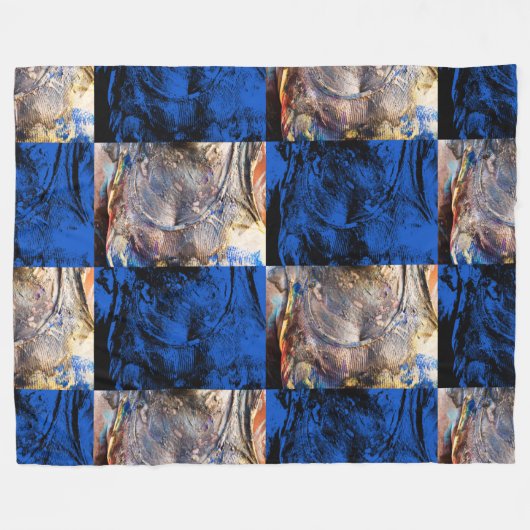 carnavalborst fleece deken (Voorkant (Horizontaal))