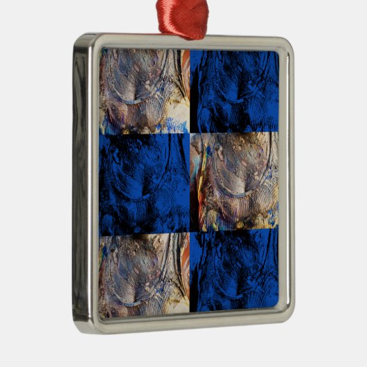 carnavalborst metalen ornament (Rechts)