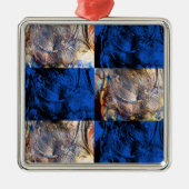 carnavalborst metalen ornament (Voorkant)