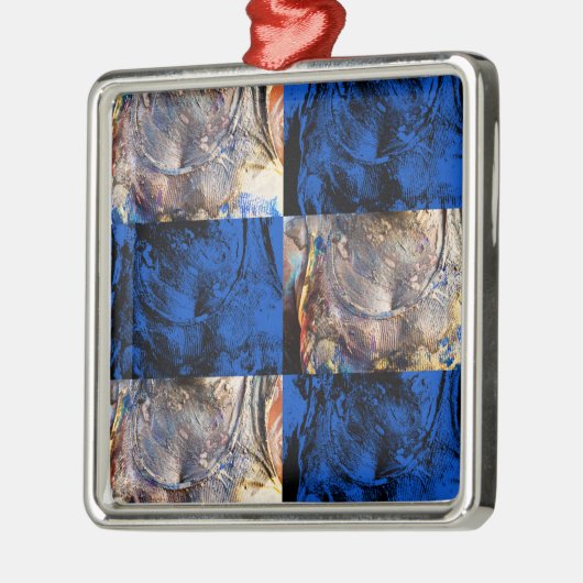 carnavalborst metalen ornament (Links)