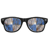 carnavalborst retro zonnebril (Voorkant)