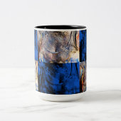 carnavalborst tweekleurige koffiemok (Center)