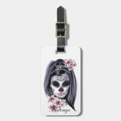  carnavalmaskeraar schedel Thunder_Cove Bagagelabel (Voorkant verticaal)