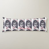 carnavalmaskeraar schedel Thunder_Cove Lichaamskussen (Voorkant)