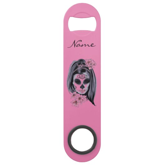  carnavalmaskeraar schedel Thunder_Cove Speed Flessenopener (Achterkant)