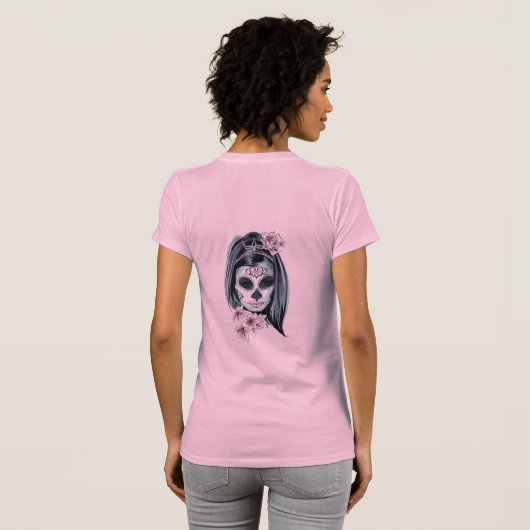 carnavalmaskeraar schedel Thunder_Cove T-shirt (Achterkant volledig)