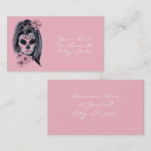 carnavalmaskeraar schedel Thunder_Cove Visitekaartje (Voorkant / Achterkant)