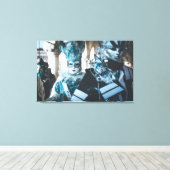 Carnavalmaskers in Venetië, Italië Canvas Afdruk (Insitu (Houten vloer))