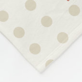  carnavalpaarden Baby Boy Girl Fleece Deken (Hoek)