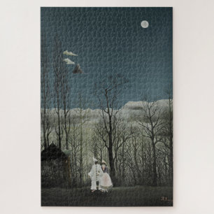 Carnavalsavond, Henri Rousseau olieverfschilderij Legpuzzel