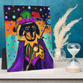 CARNAVALSDACHSHUND FOTOPLAAT (Zijkant)