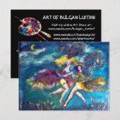 CARNAVALSDANSEN IN DE NACHT UITNODIGING BRIEFKAART (Voorkant / Achterkant)