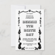 Carnavalsfeest zwart en wit