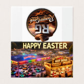 Carnavalsgroetkaart Kaart (Buitenkant ongevouwen)