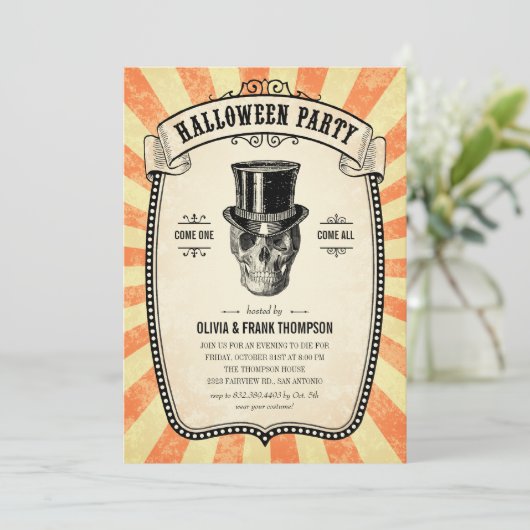 carnavalShow Halloween-uitvindingen Kaart (Staand voorkant)