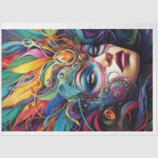 carnavalskoningin tissuepapier