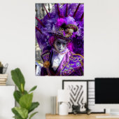 Carnavalskostuum, Venetië Poster (Thuiskantoor)