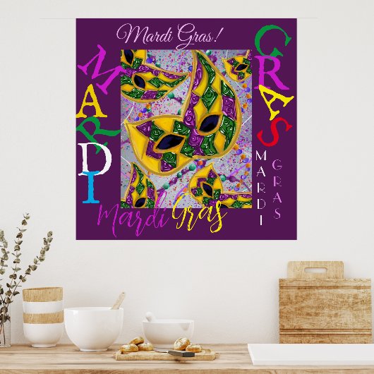 CARNAVALSKUNST POSTER (Keuken)
