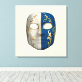 Carnavalsmasker Canvas Afdruk (Insitu (Houten vloer))