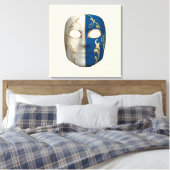 Carnavalsmasker Canvas Afdruk (Insitu (Slaapkamer))