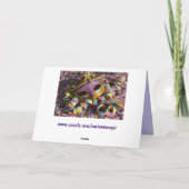 carnavalsmasker confetti wenskaart kaart (Achterkant)