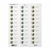 Carnavalsmasker Etiket (Full Sheet)