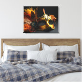 carnavalsmaskers canvas afdruk (Insitu (Slaapkamer))