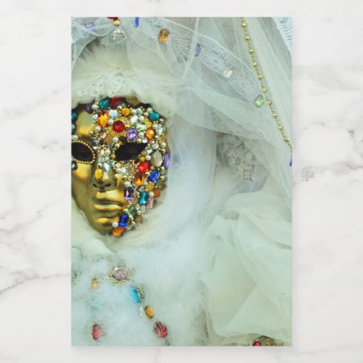 Carnavalstijd Voedselcontainer Etiket (Enkel label)