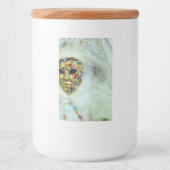 Carnavalstijd Voedselcontainer Etiket (Voorkant)