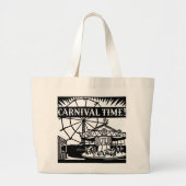 Carnavaltijd Grote Tote Bag (Voorkant)
