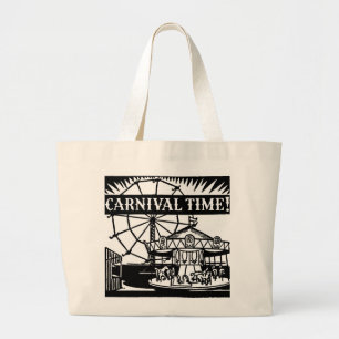Carnavaltijd Grote Tote Bag