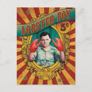  carnavalzijde Show Lobster Boy Briefkaart