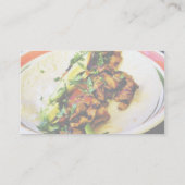 Carne Asada Tacos Visitekaartje (Achterkant)