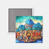 Carnegie Center, Centrum East Side Vancouver Magneet (Voorkant / Achterkant)