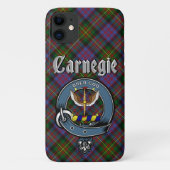Carnegie Clan Badge & Tartan Phone Case (Achterkant)
