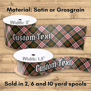 Carnegie Clan Jurk Tartan Satijnen Lint