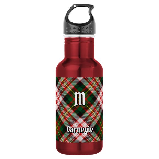 Carnegie Clan Jurk Tartan Waterfles (Voorkant)