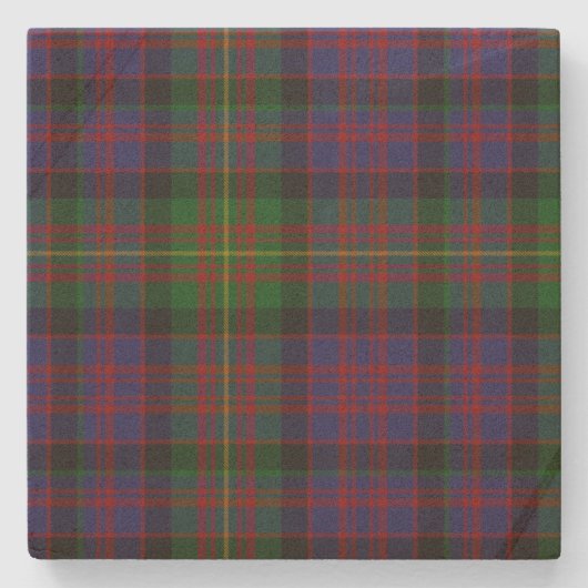 Carnegie Clan Tartan Pset Onderzetter (Voorkant)