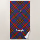 Carnegie Clan Tartan Strandlaken (Voorkant)