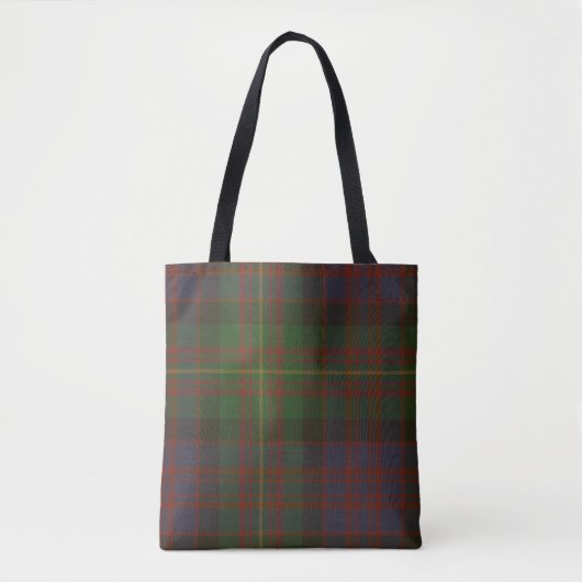 Carnegie Clan Tartan Tote Bag (Voorkant)