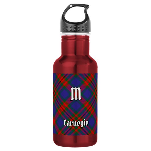 Carnegie Clan Tartan Waterfles (Voorkant)