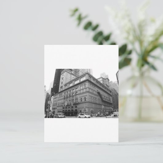 Carnegie Hall Briefkaart (Staand voorkant)