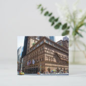 Carnegie Hall in New York City Briefkaart (Staand voorkant)