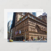 Carnegie Hall in New York City Briefkaart (Voorkant / Achterkant)