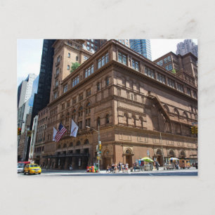 Carnegie Hall in New York City Briefkaart